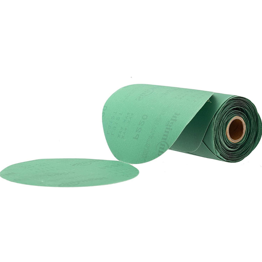 SunmightSunmight 6″ Film No Hole PSA Sanding Discs (Roll of 100 Sheets)