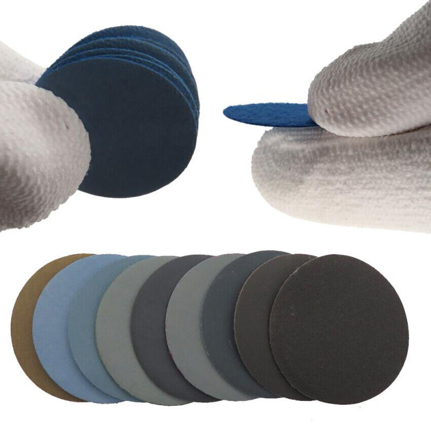 2/3/4/5/6/7/8 in Wet & Dry Sanding Discs Sandpaper Pads Hook&Loop Grit 800-10000