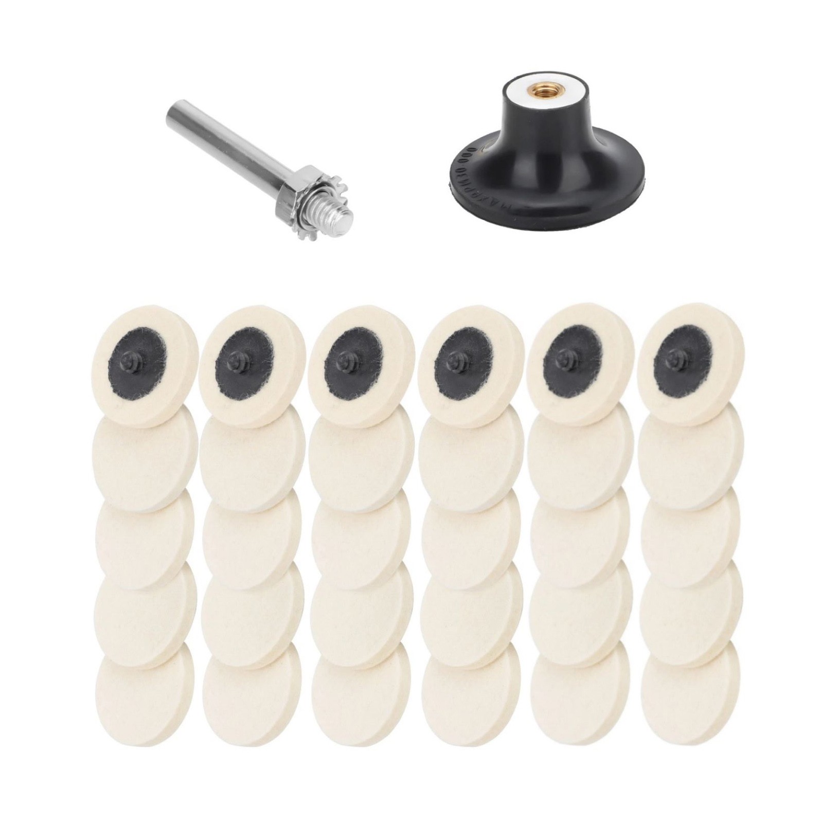 Fit a maximum speed of 30,000 RPM Polishing Buffing Pads 2 Inch Disc Pad Holder