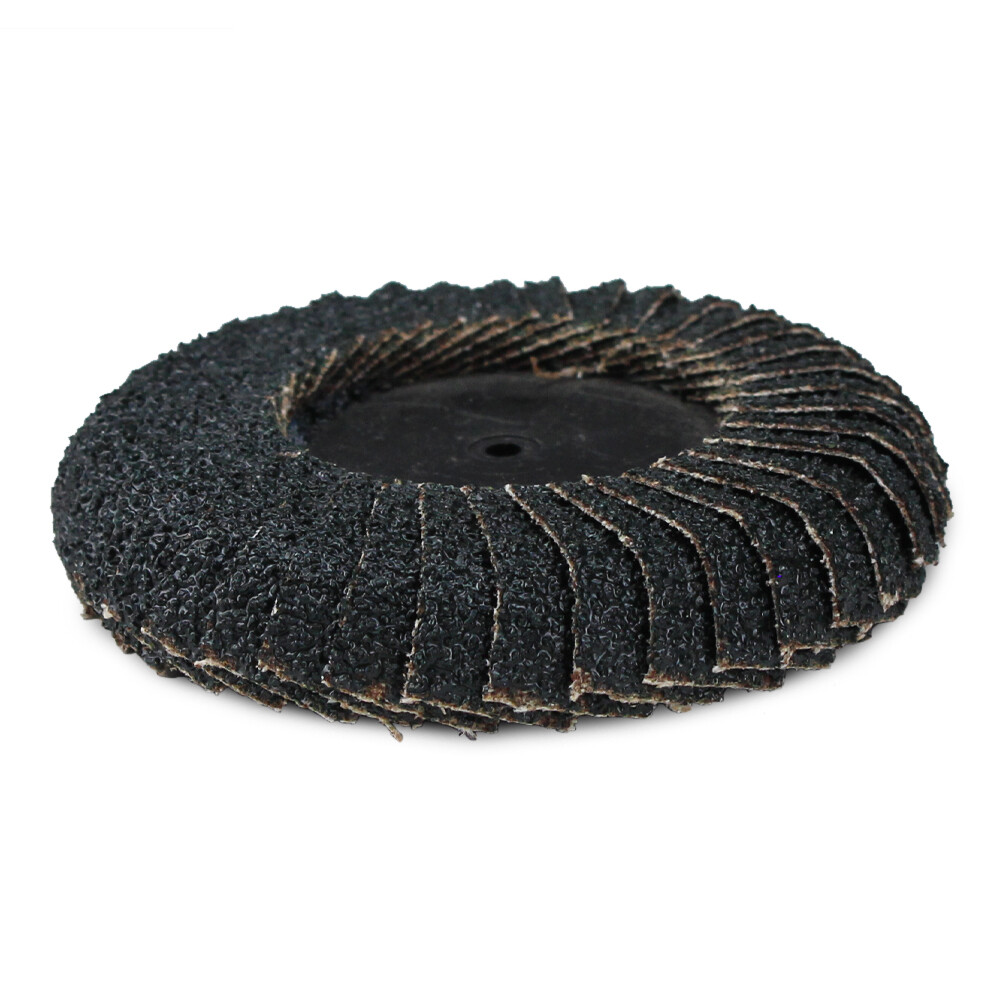 10 Pack – 3″ Quick Change Zirconia Curved Edge Fillet Weld Flap Disc for Corners