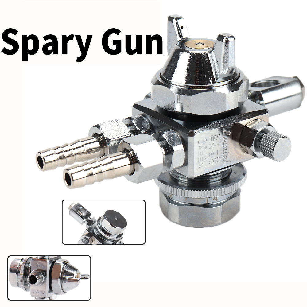 0.5/1.0/1.3/2.0mm Mini Industrial Automatic Spray Gun ST-6 Fan Shape Cap Repair