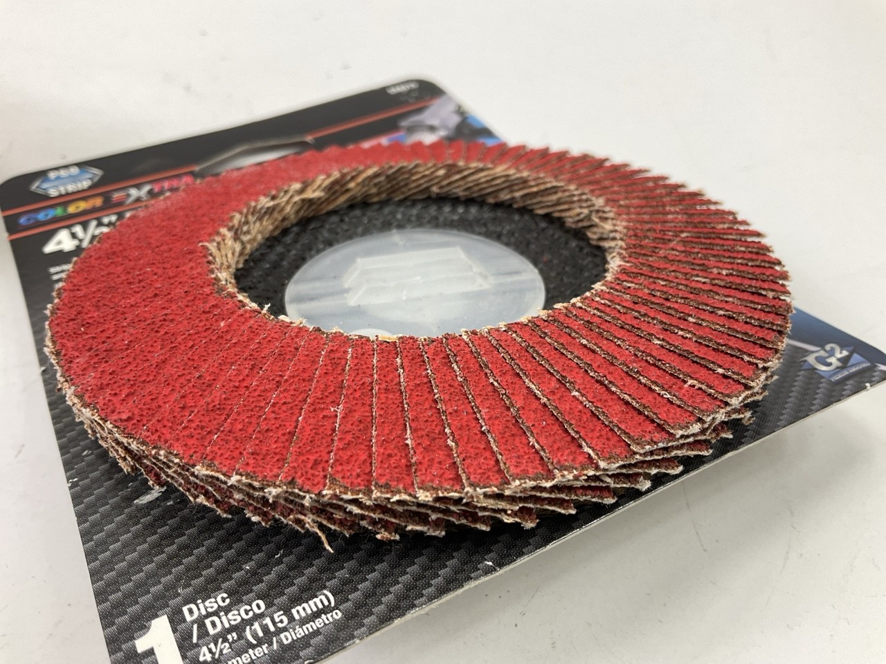 10 PACK – Color Extra CX8315 4-1/2″ Ceramic Flap Discs, P60 60 Grit