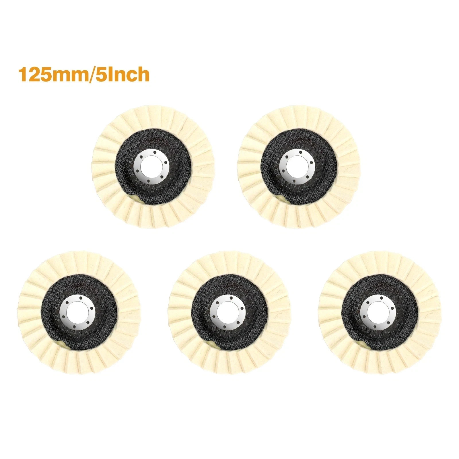 Multi PC Wool Polishing Wheel Buffing Pad Flap Disc For Metal Wood Angle Grinder