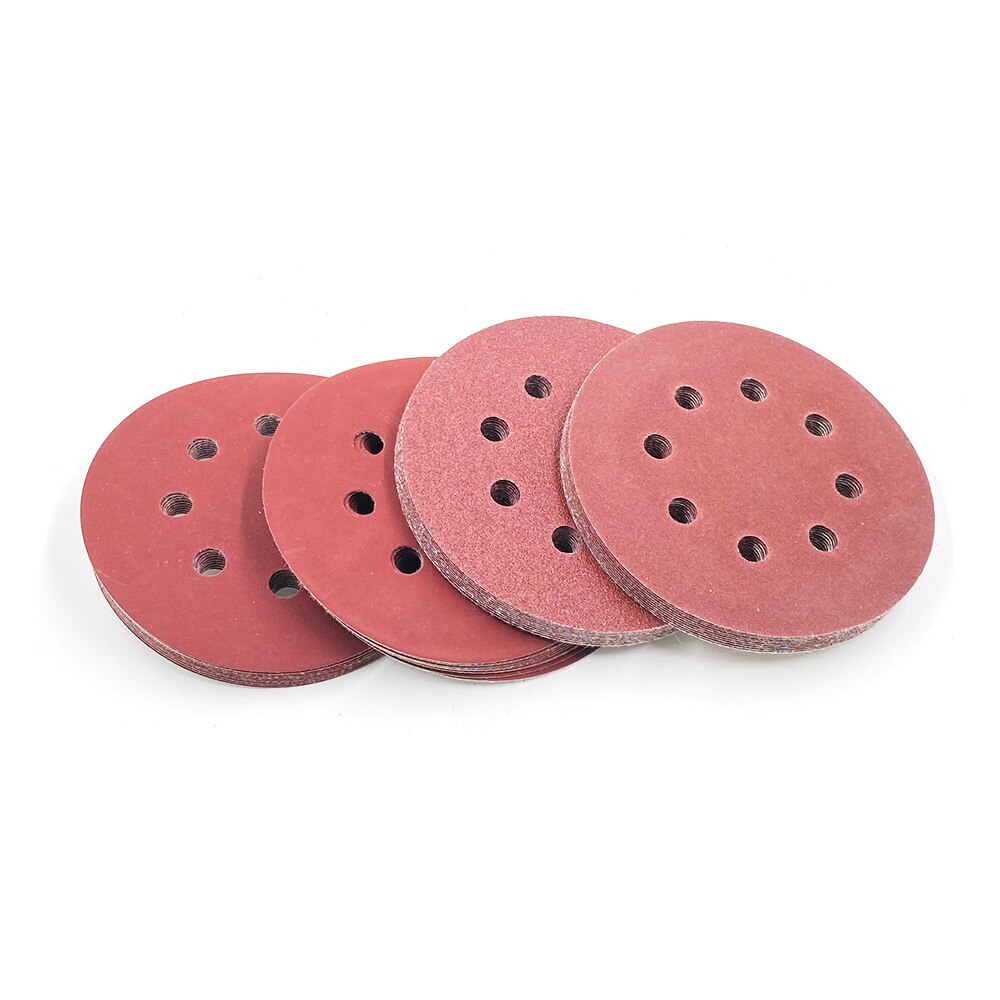 5 inch Sanding Discs 40-2000 Grit for Sander 8-Holes Hook Loop Sandpaper