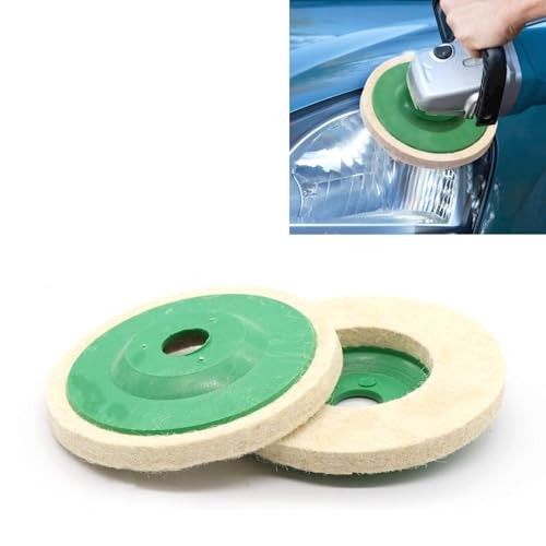 Wool Felt Polishing Disc, Car Waxing and Polishing Wool Wheel Pads for 100