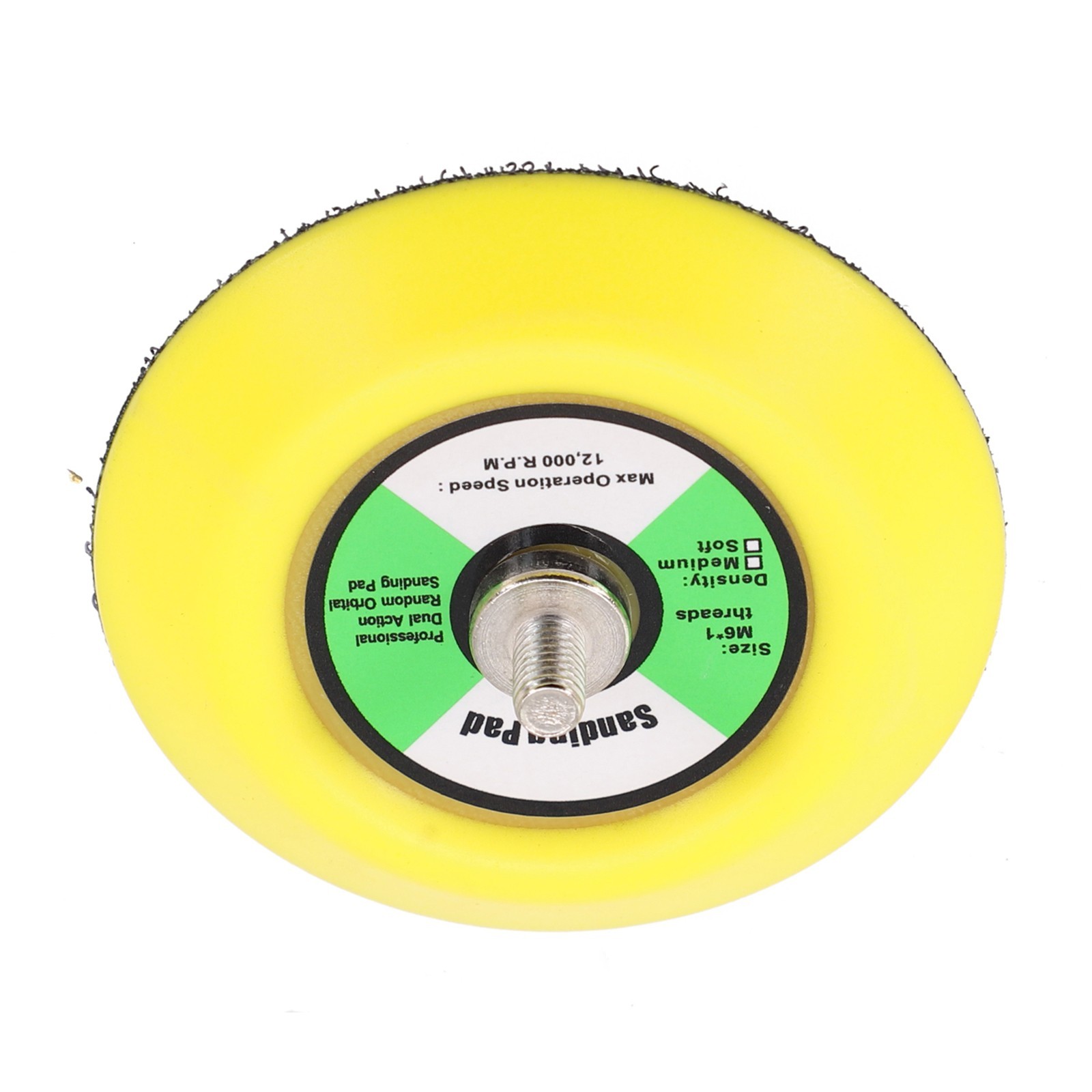 Polishing Sanding Disc Backing Pads Hook And-Loop For DA Pneumatic Sand 1-6 Inch