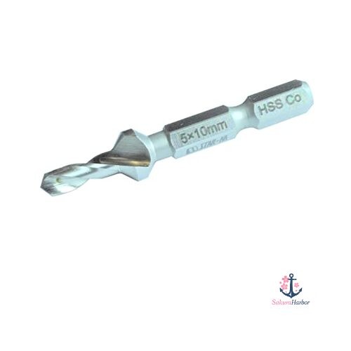 NEW Star-M Stainless Steel Hex Shank Chamfering Drill – Drill and Chamfer with a