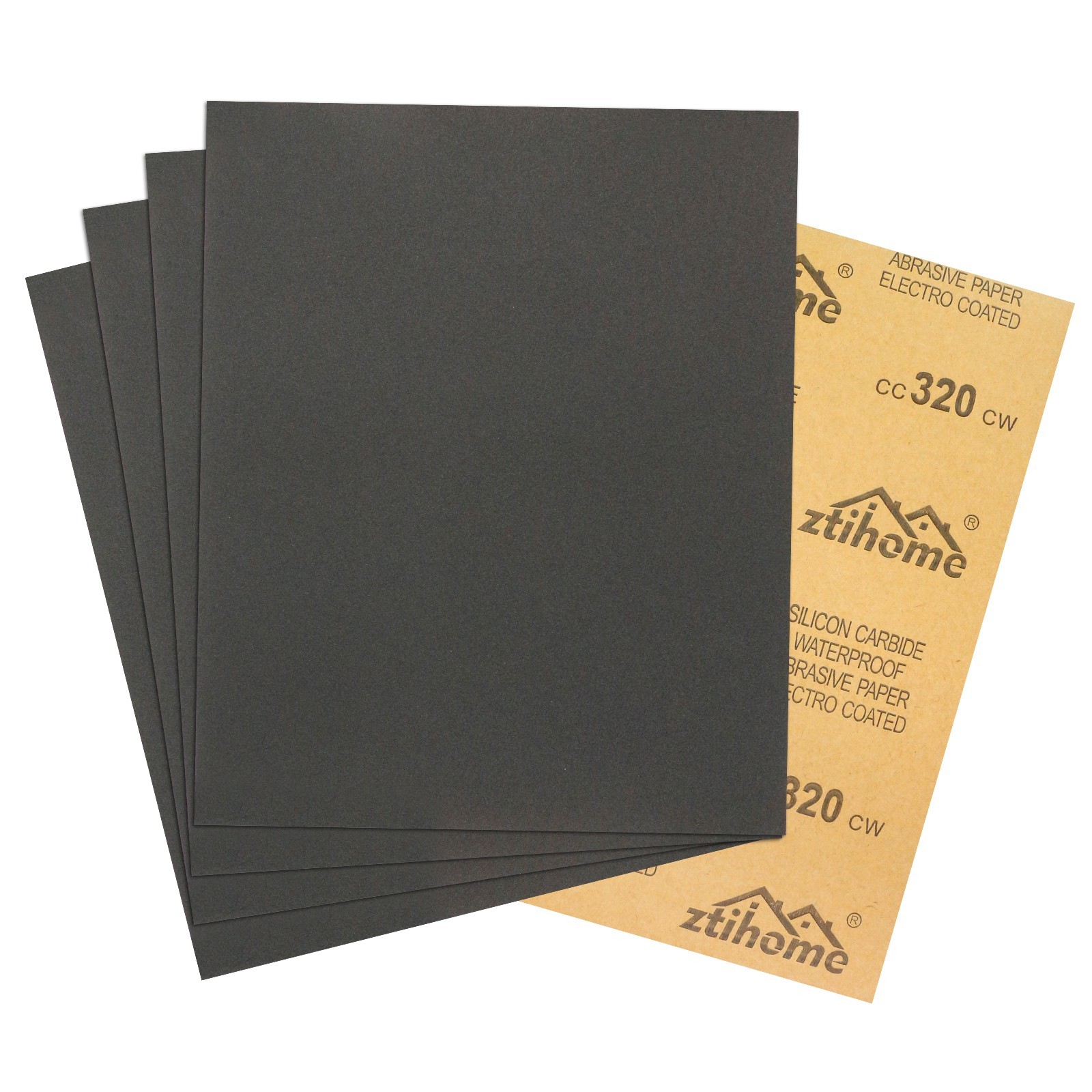 80-2000 Grit Waterproof Sandpaper Bulk Wet Dry Sanding Sheets for Paint Finish