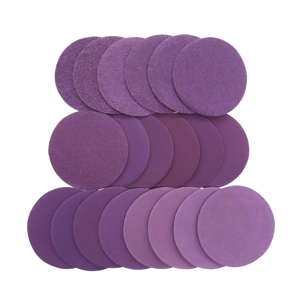 2-Inch 50mm Sanding Discs 60-10000 Grit Hook Loop Aluminum Oxide Sandpaper