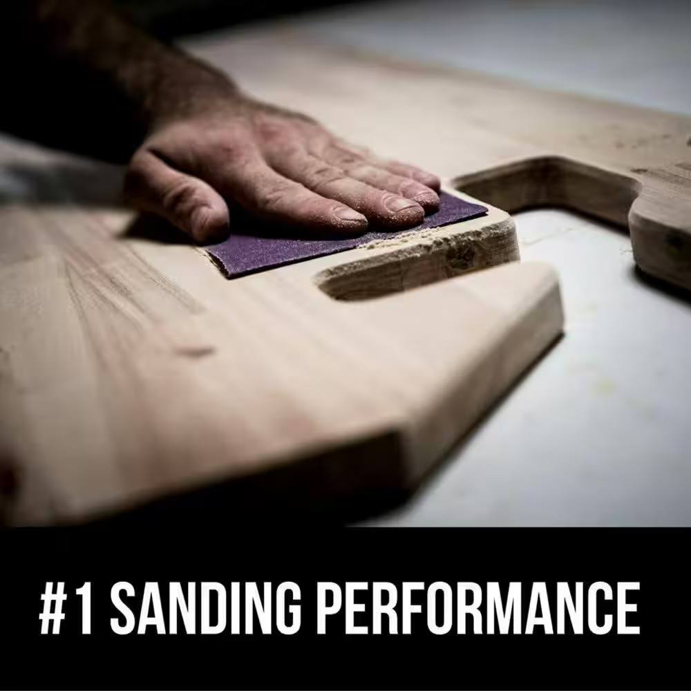 Pro Grade Precision 3.7 In. X 11 In. Fine 180-Grit Sheet Sandpaper (6-Pack) Free