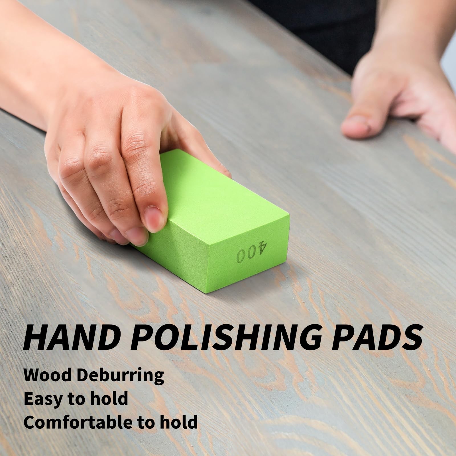 6 Pack Diamond Hand Polishing Pads Sanding Blocks for Glass Wood Ceramic Tiles