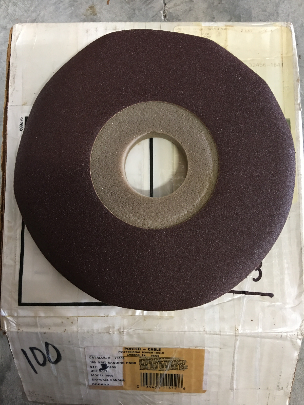 Porter Cable 7800 Sanding Disk – 100 grit (Qty 3)