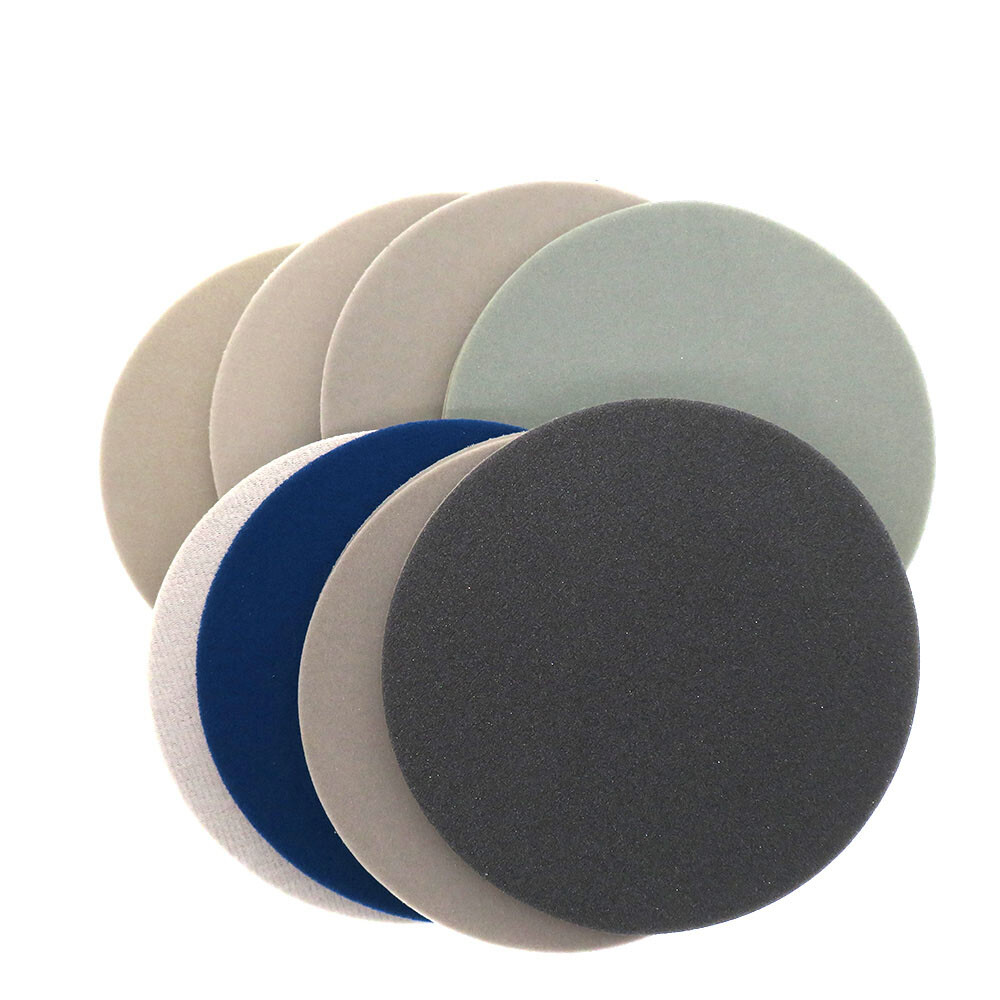 25mm-150mm Wet & Dry Sanding Discs 300-3000 Grit Hook And Loop Sandpaper Pads