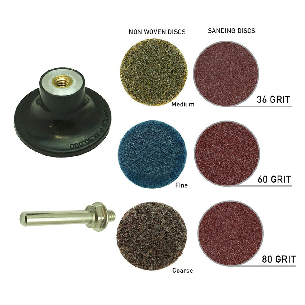 2″ Diameter 7pcs Twist Lock Spindle Disc Surface Conditioning Kit – PP20K