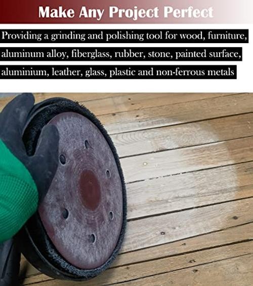 30 PCS 9 Inch 6 Hole Drywall Sanding Discs Set- 80 100 120 180 240 400 Grits,