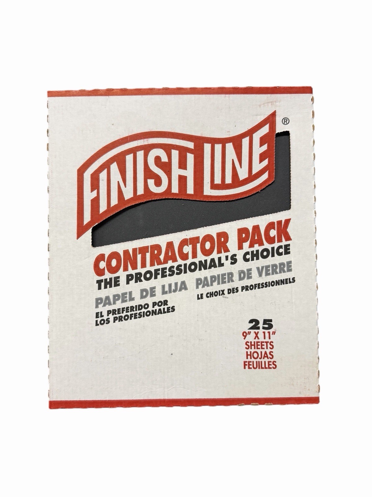 Waterproof Sanding Sheets 9×11” 400 Grit 25 Sheets Contractor Pack