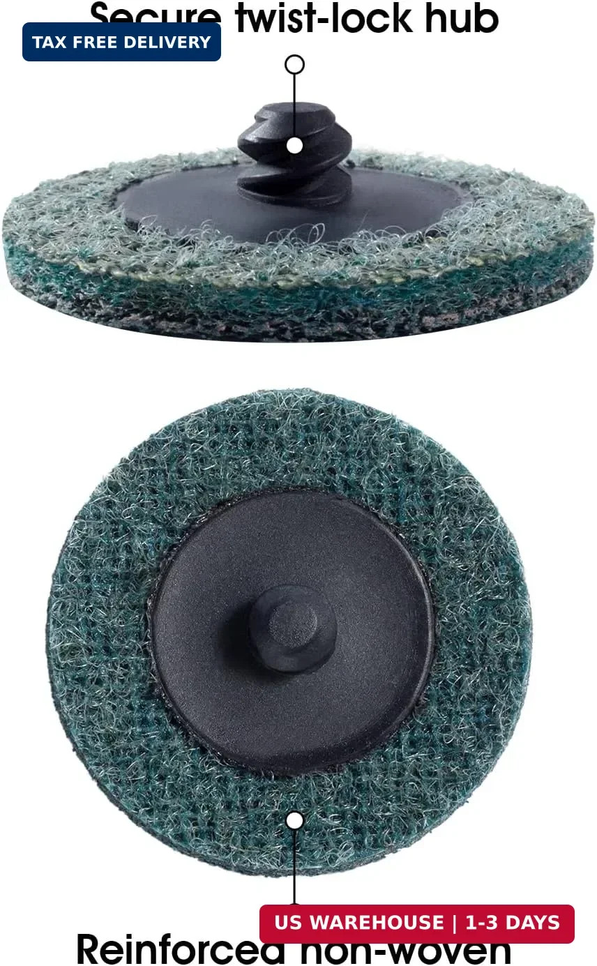 S SATC 25PCS Quick Change Discs Set, 2 Inch Die Grinder Sanding Discs for Die Gr