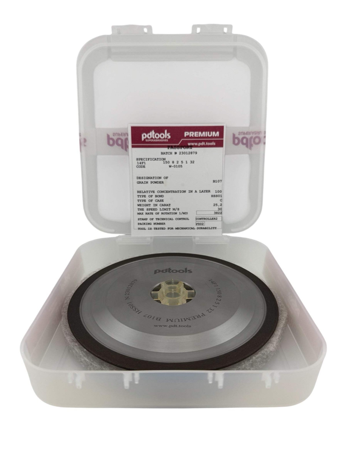CBN grinding wheel 14F1 150 8 2 5 8 1 32 B107 PR for HSS circular saws