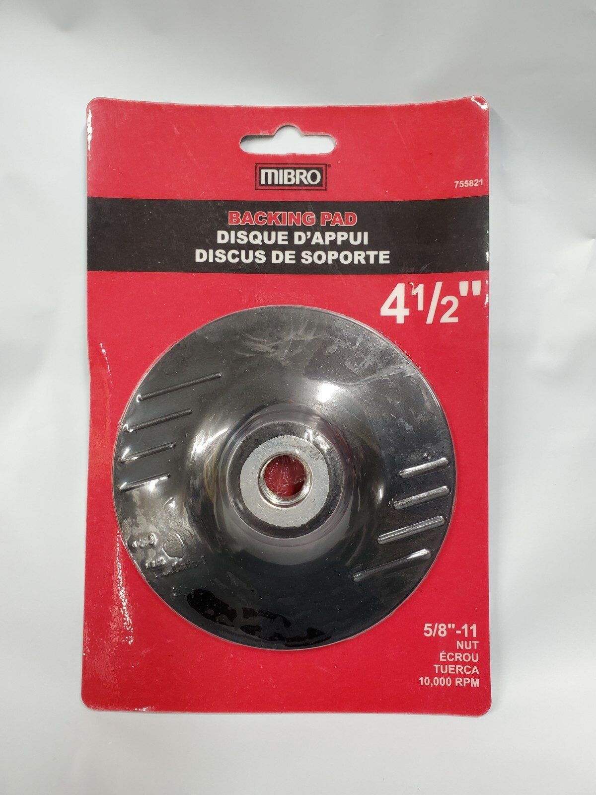 4-1/2″ Mibro Fiber Disc Backing Pad, 755821, Lot of 1