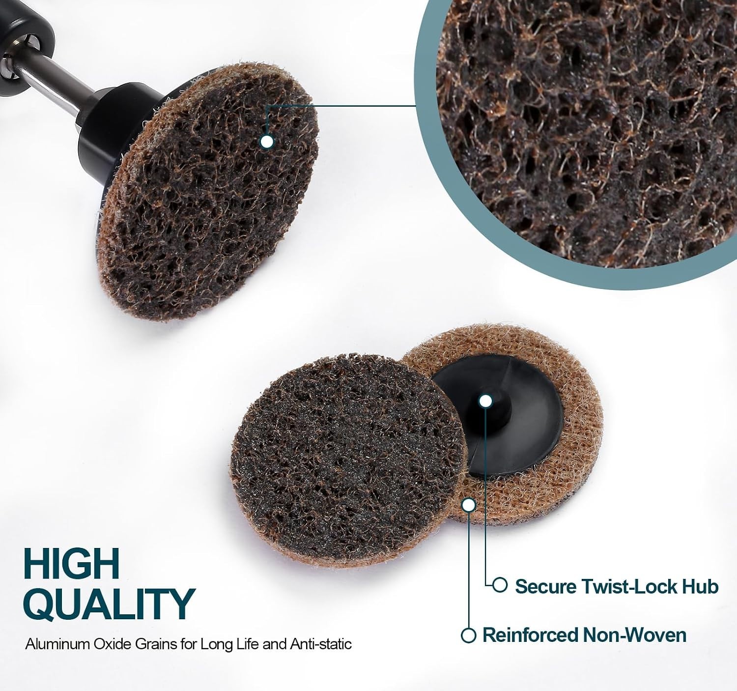Versatile 2-Inch Sanding Discs Set – Fine, Medium, Coarse Grits for All Surfaces