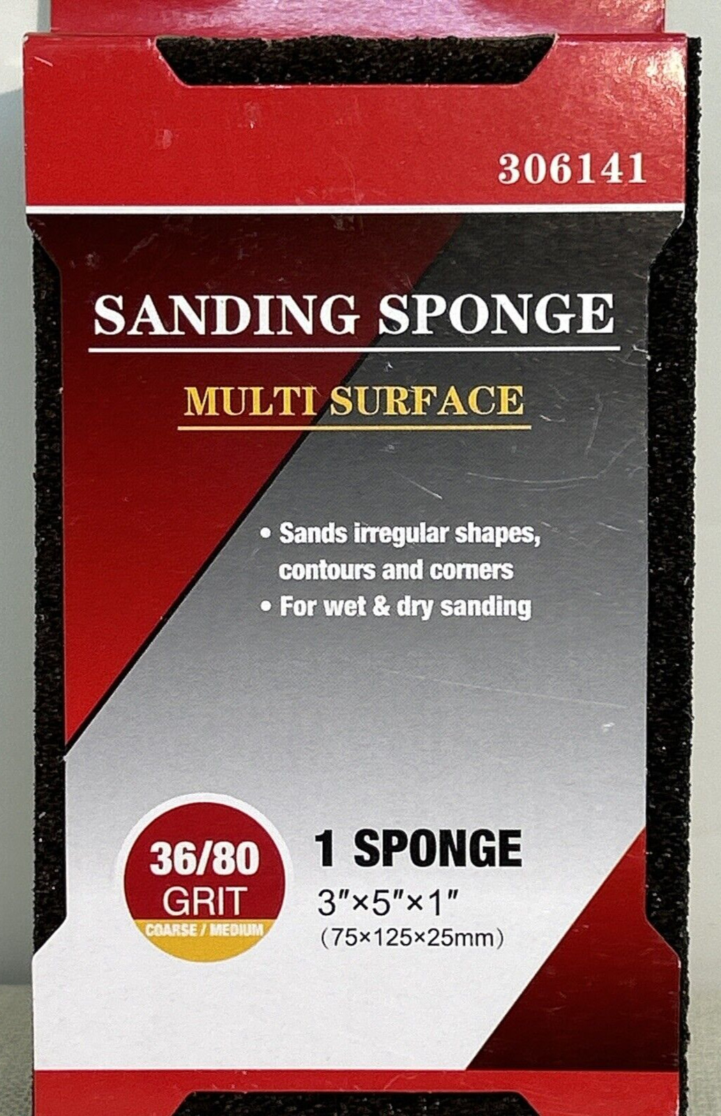 5 Sanding Block Sponge 60 180 400 36/80 80/120 Fine Medium Coarse Grit NEW Craft