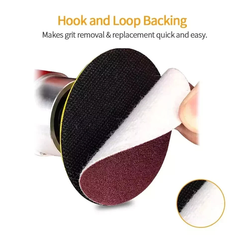 2 inch Hook and Loop Sanding Discs / 200 Pack / 180 Grit