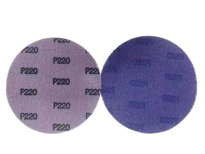50PCS 6″ 150mm Ceramic Anti-Clogging Mesh Sanding Discs P220 ,for Metal/Wood