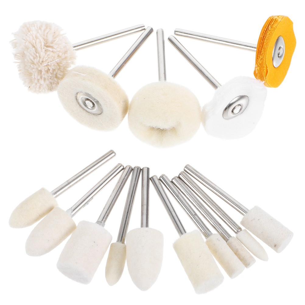 50 Pcs Mini Polishing Buffing Wheel Brush Kit for Jewelry Watch Repair