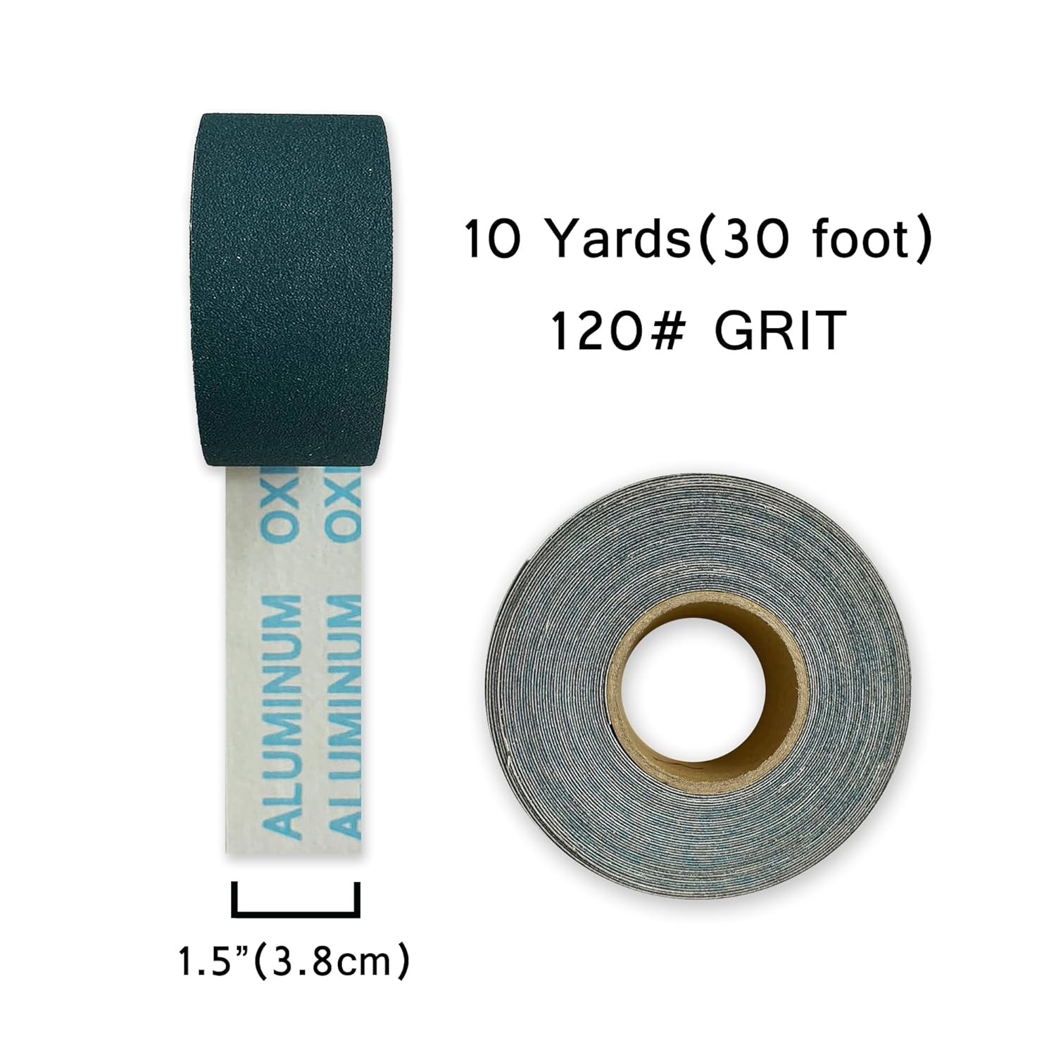 Waterproof Emery Cloth Roll Grit 120 Abrasive Wet of Dry Sandpaper 1.5 inch…