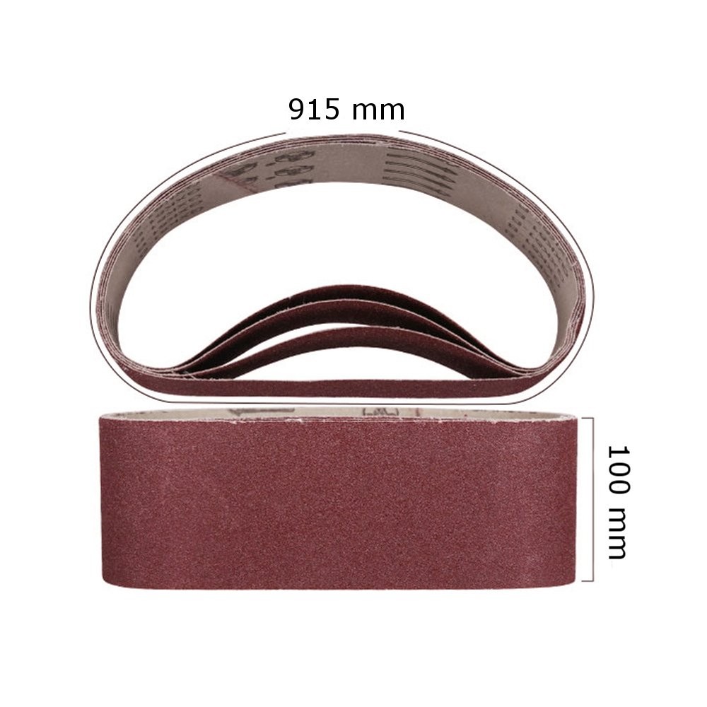4 Inch x 36 Sanding Belts, 60/80/120/240/320 Grits, Belt Sander 4″x36″