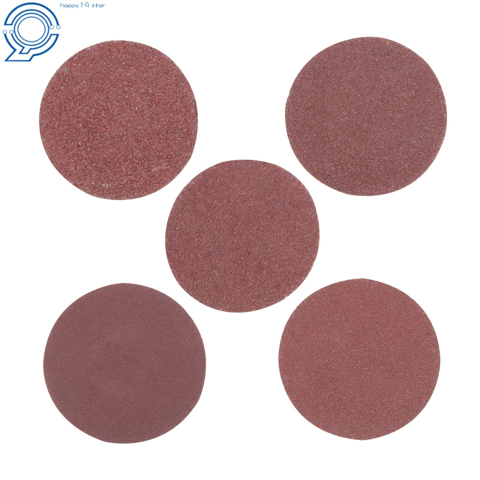 50 Pack Mixup 2 Inch Roll Lock Quick Change Discs Set 36/60/80/120/240 Grit