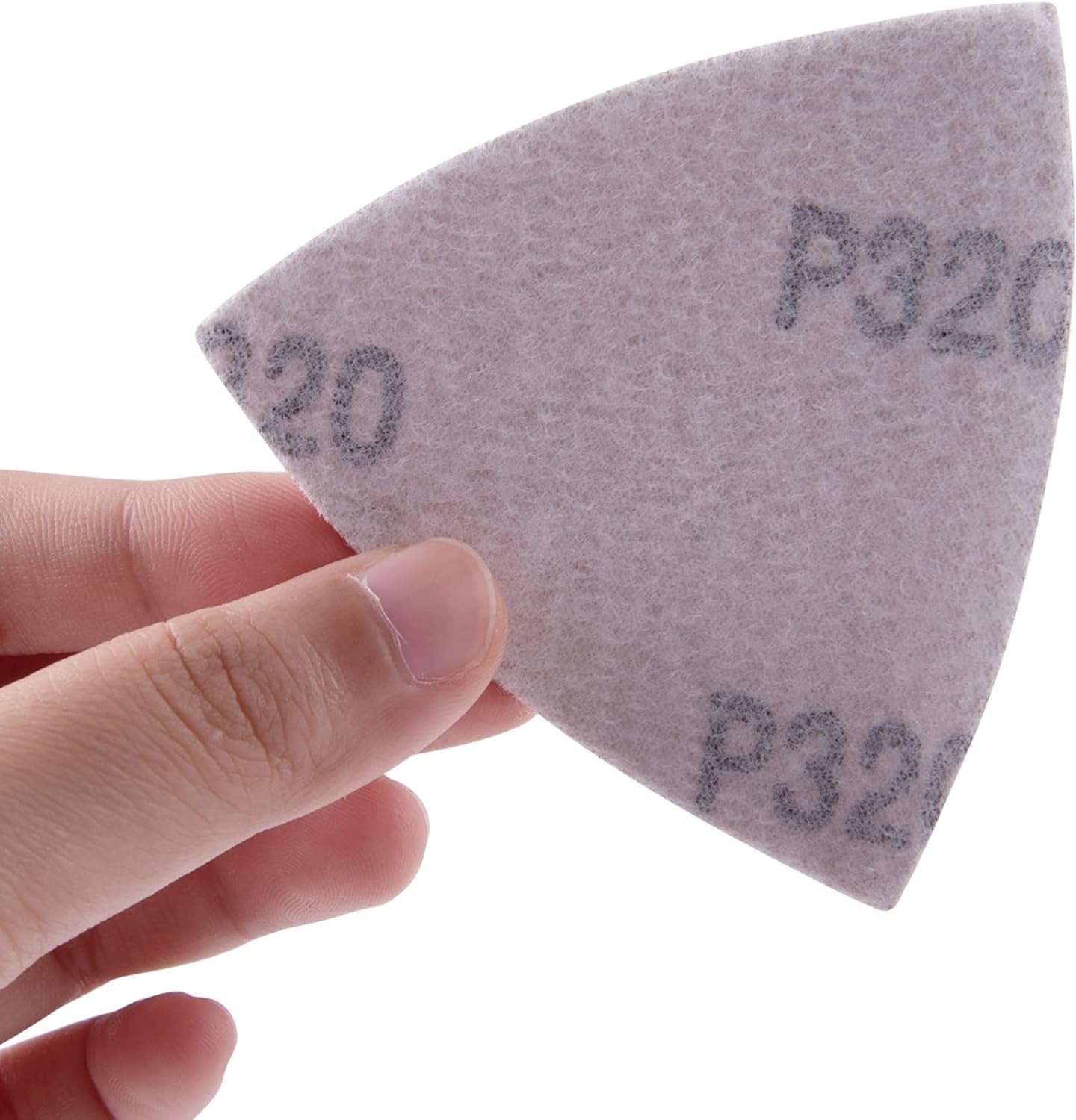 100 Pieces Triangle Sanding Pads Triangular Sandpaper Sanding Sheets Fit for …