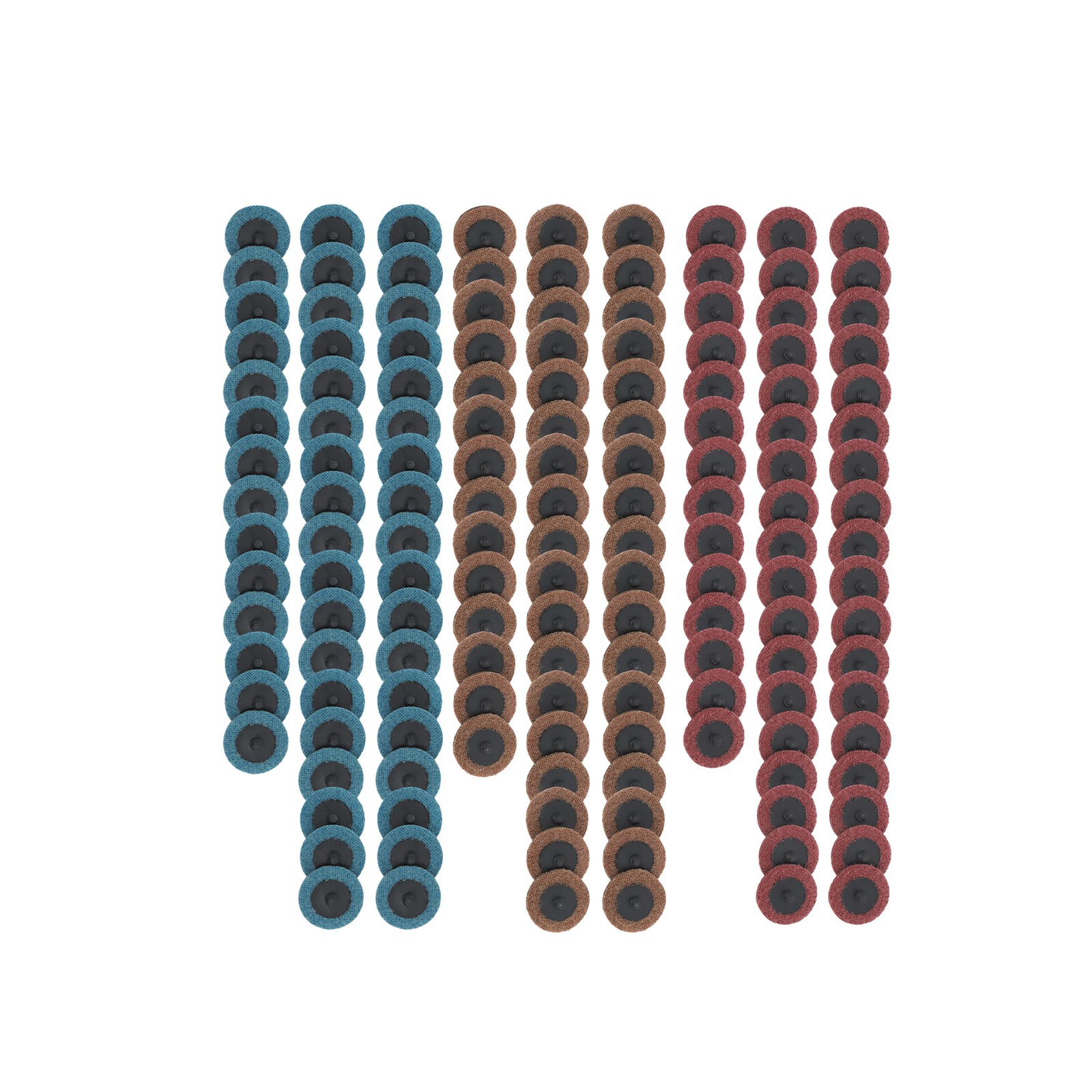 2 Inch Fine Medium and Coarse Quick Change Torque Sanding Discs Set – 150 Pack