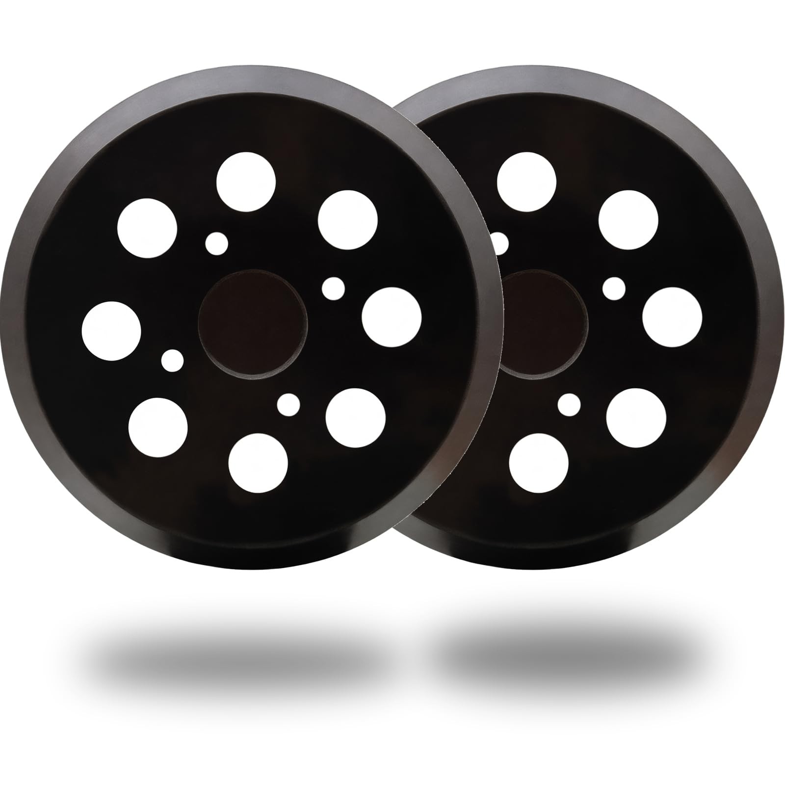 2 Pack 5 Inch 8 Hole Hook and Loop Sander Pad for Ridgid R2600, R2601 5″ Rand…