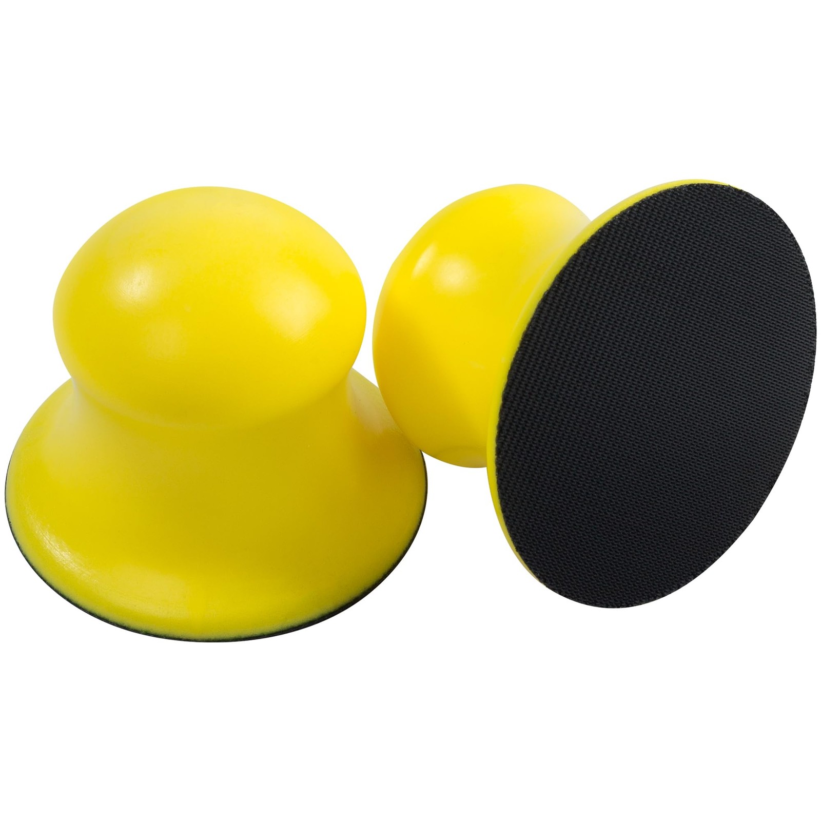 2 Pcs 3 Inch Round Hook and Loop Sanding Blocks for Wood Furniture Restoration