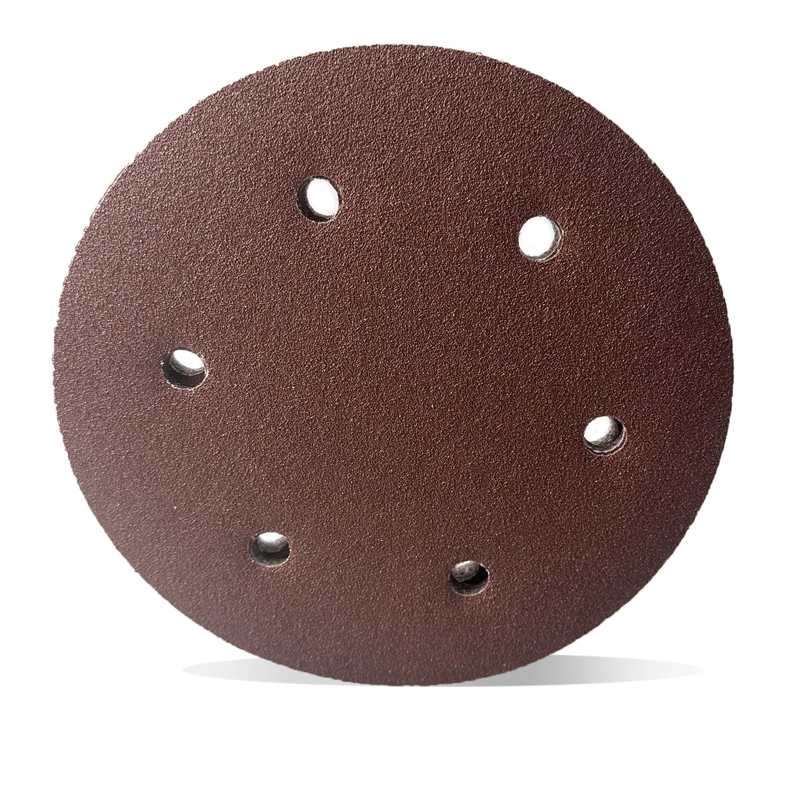 9 Inch 6 Hole Sanding Discs 80 Grit Hook and Loop Sandpape for Drywall Sander…