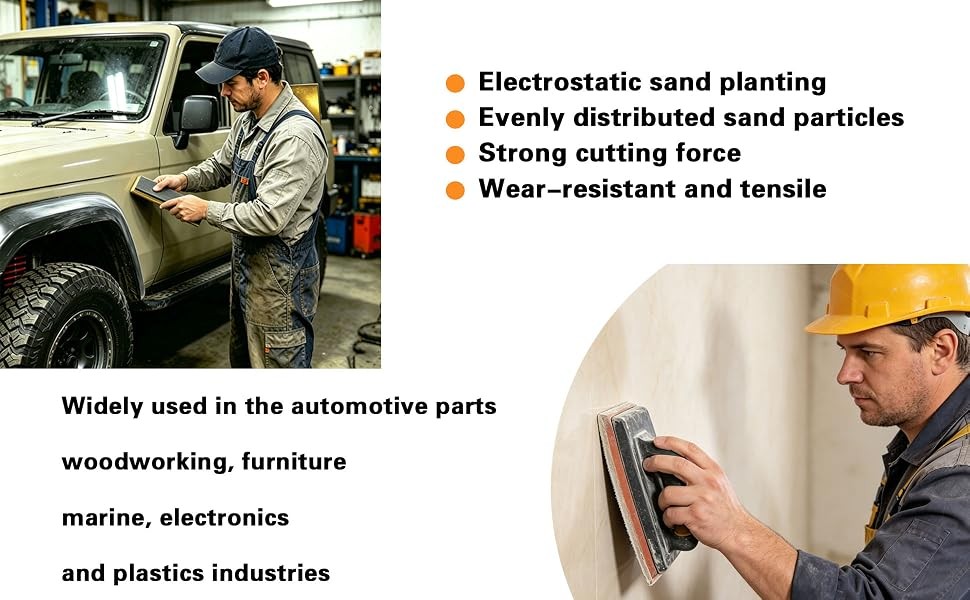 42Pcs Sandpaper Assortment,120/220/400/600/800/1000/2000 Grit, 9 x 3.6 Inch, Wet