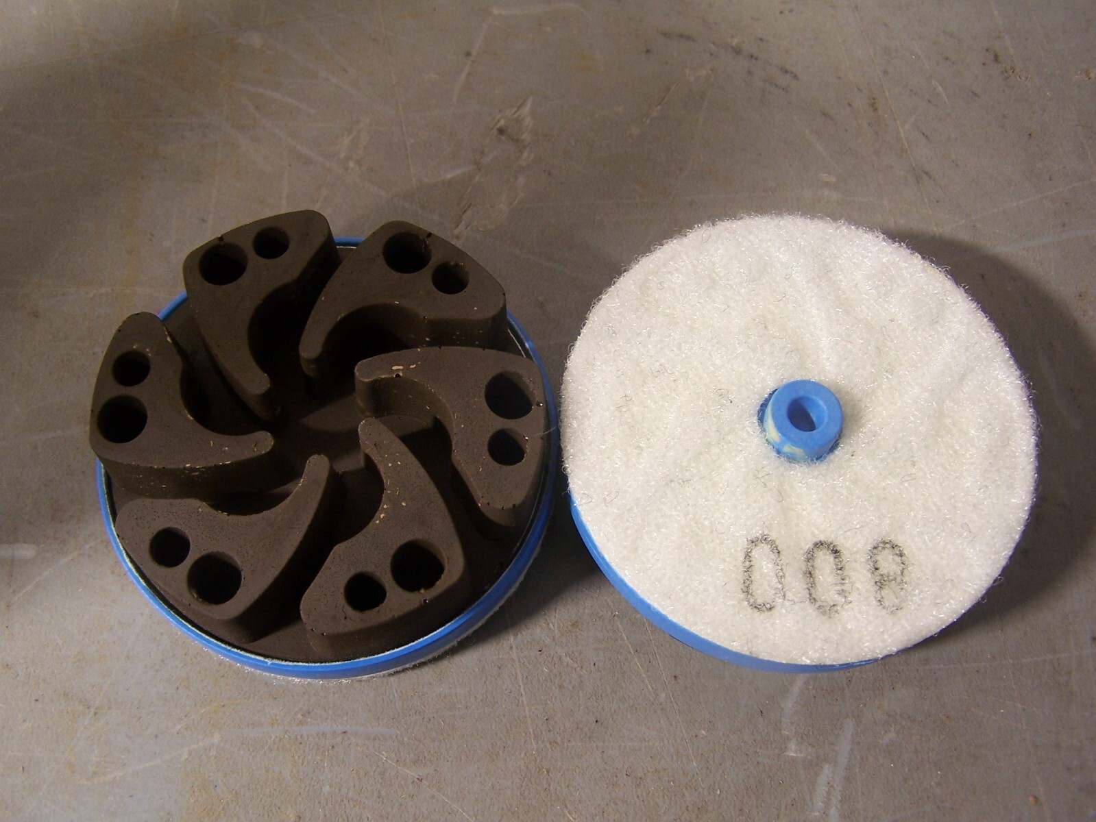 4 tubes (36 total) 3″ norton floor polishing tool discs resin bonded 800 grit