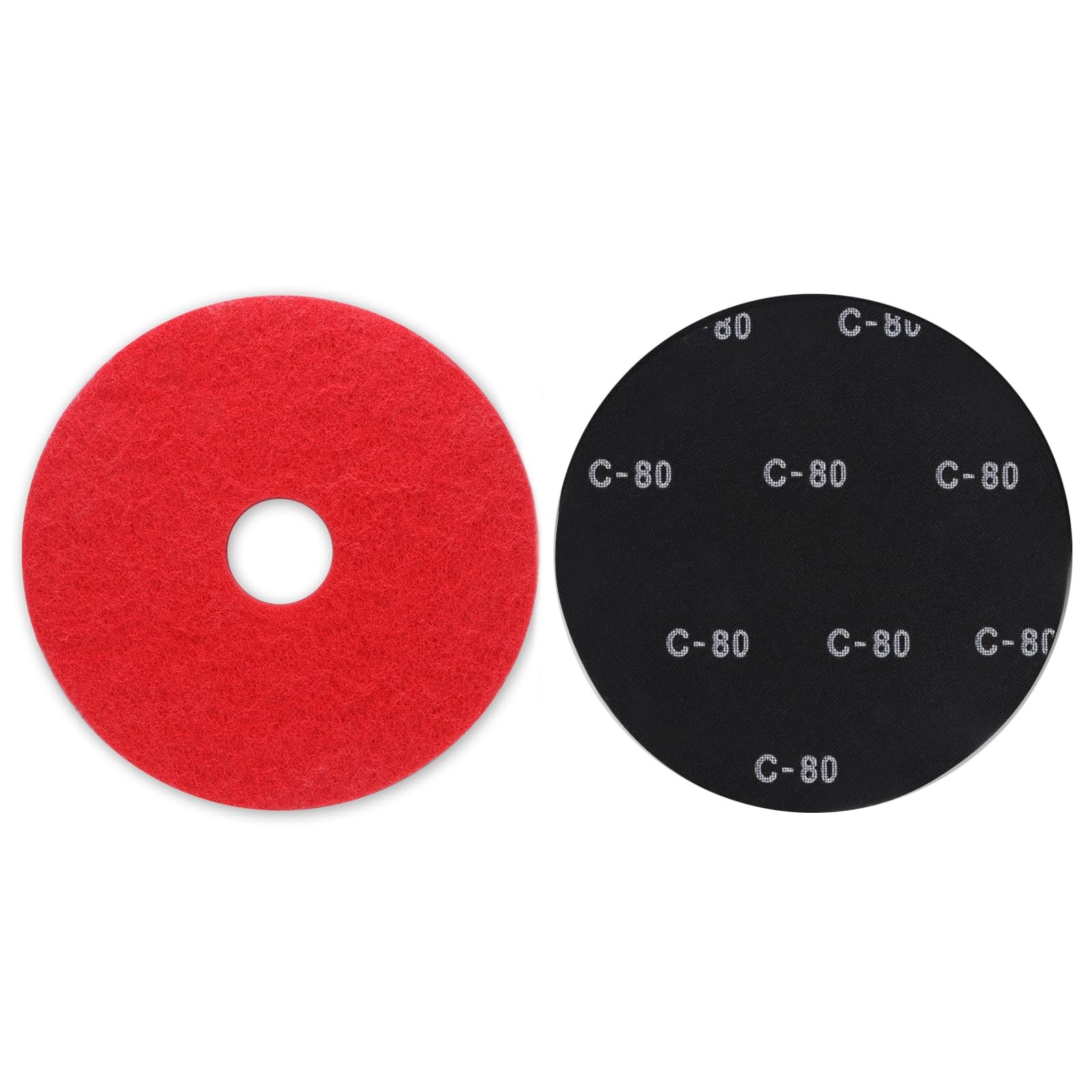 17″ Sanding Screen Discs with Buffer Pad,10 Pack 80 Grit Mesh Floor Sanding S…