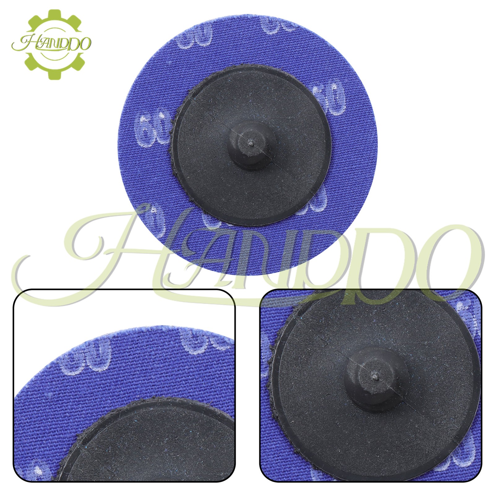 50Pcs 2″ Sanding Discs for Die Grinder Accessories,Zirconia Coated 36/60/80 Grit