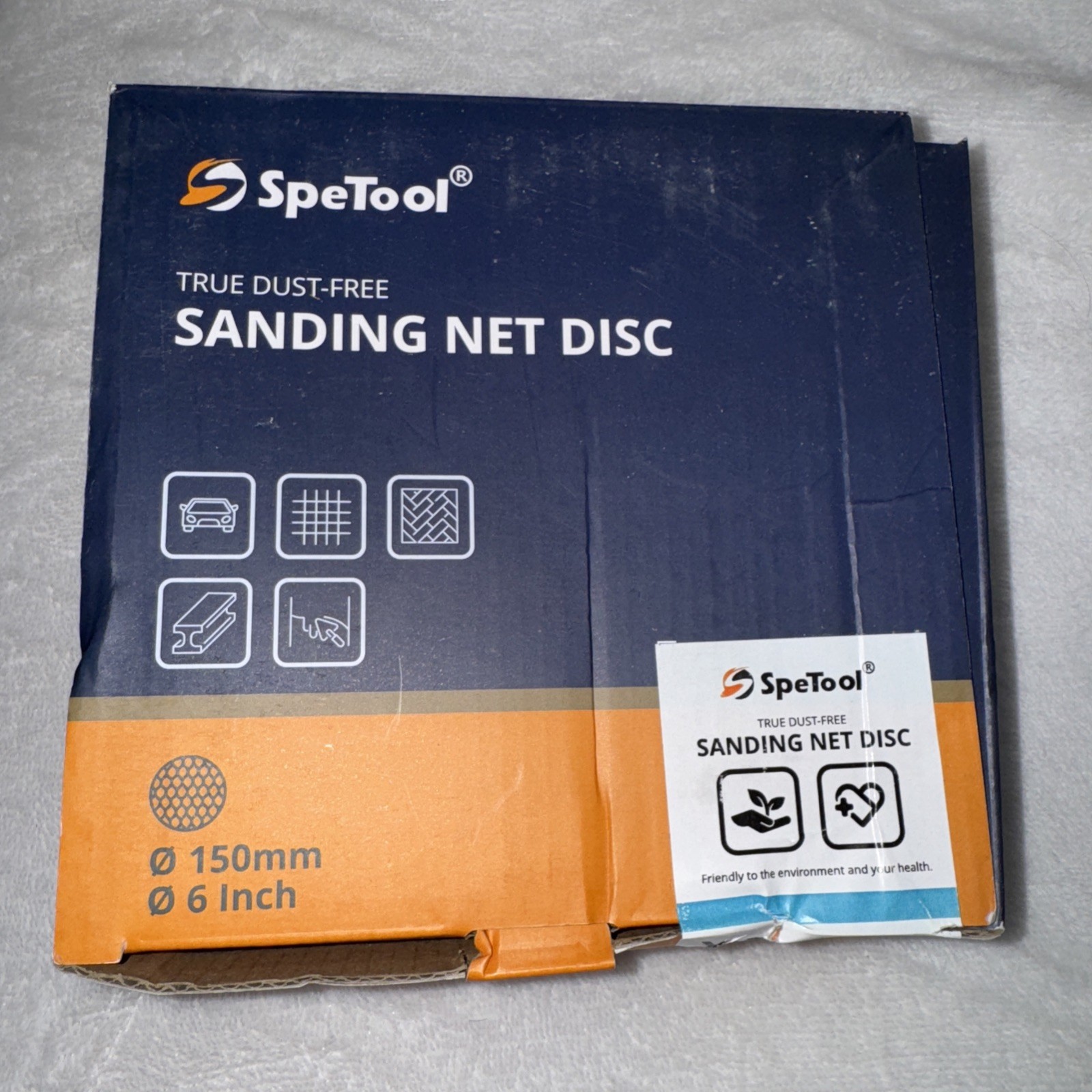SpeTool 5 Inch Sanding Disc 320 Grit Ceramic Aluminum Oxide 30 Pieces Mesh