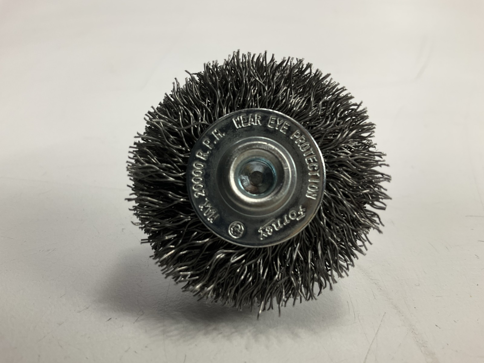 Forney 60013 Command PRO Wire Wheel, Crimped, 1-1/2 In X .014 In X 1/4 In Shank