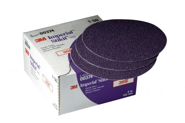 3M Imperial Stikit Disc, 00374, 6 in, 36E