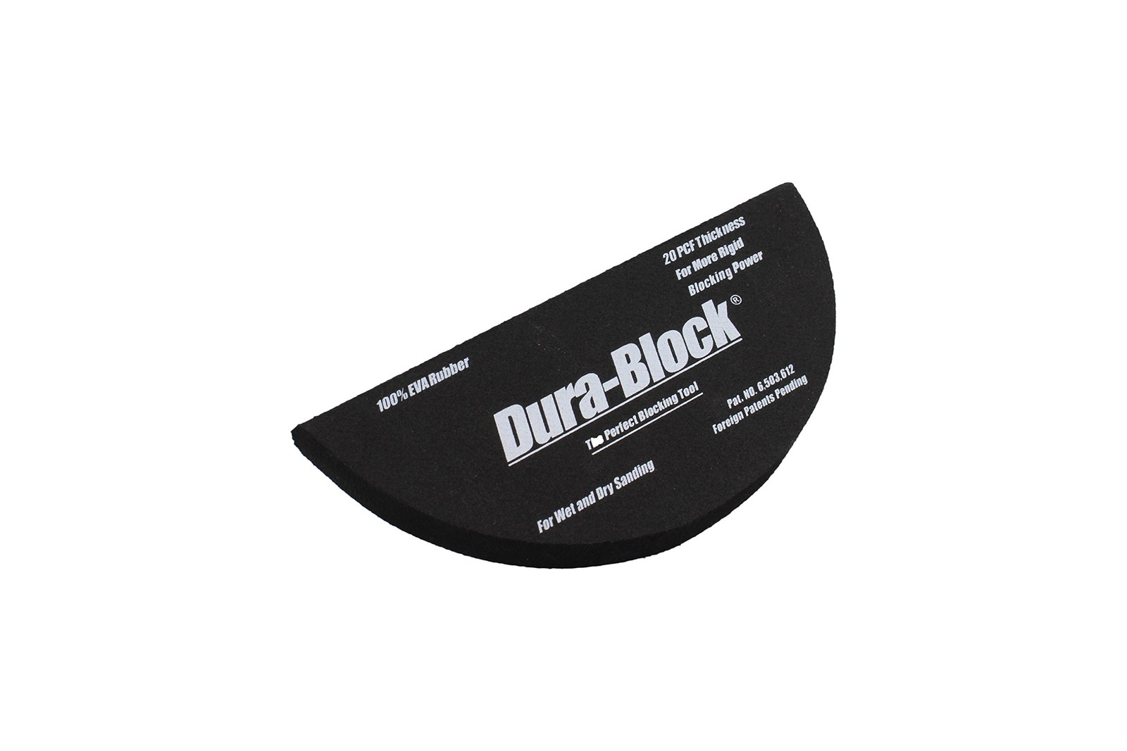 Dura-Block AF4411 Black Dura-Disk Sanding Block 6 x 2.5 x 0.625 inches,
