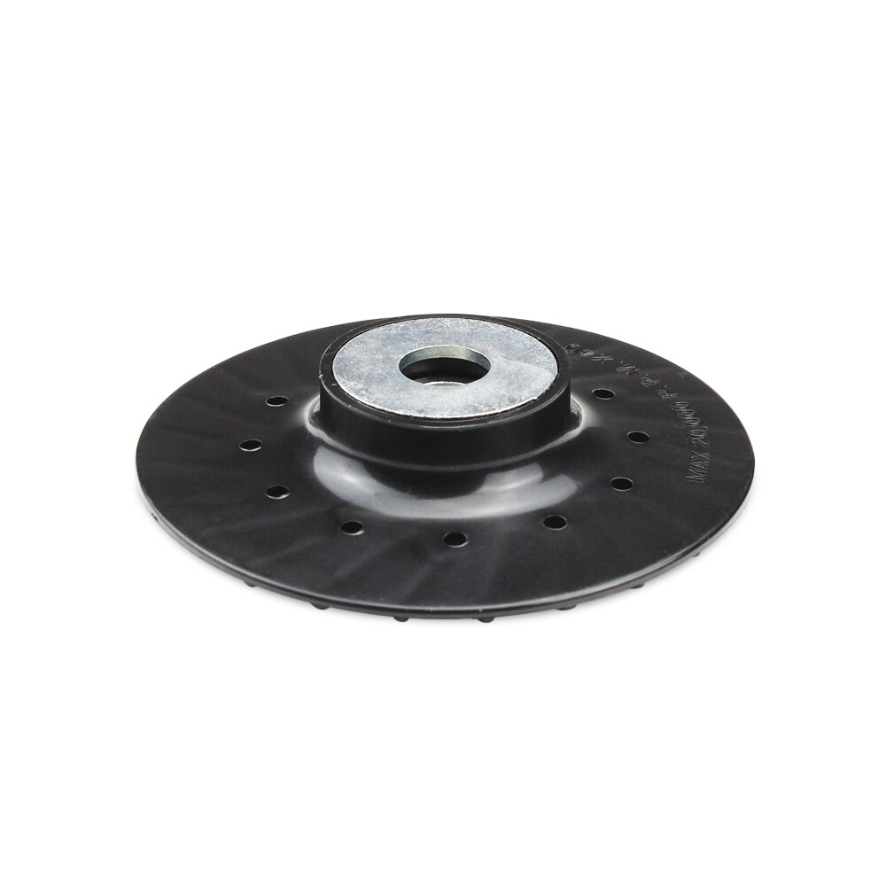 4 Pack – 4-1/2″ x 5/8″-11 Resin Fiber Disc Backing Pad with Lock Nut for Grinder