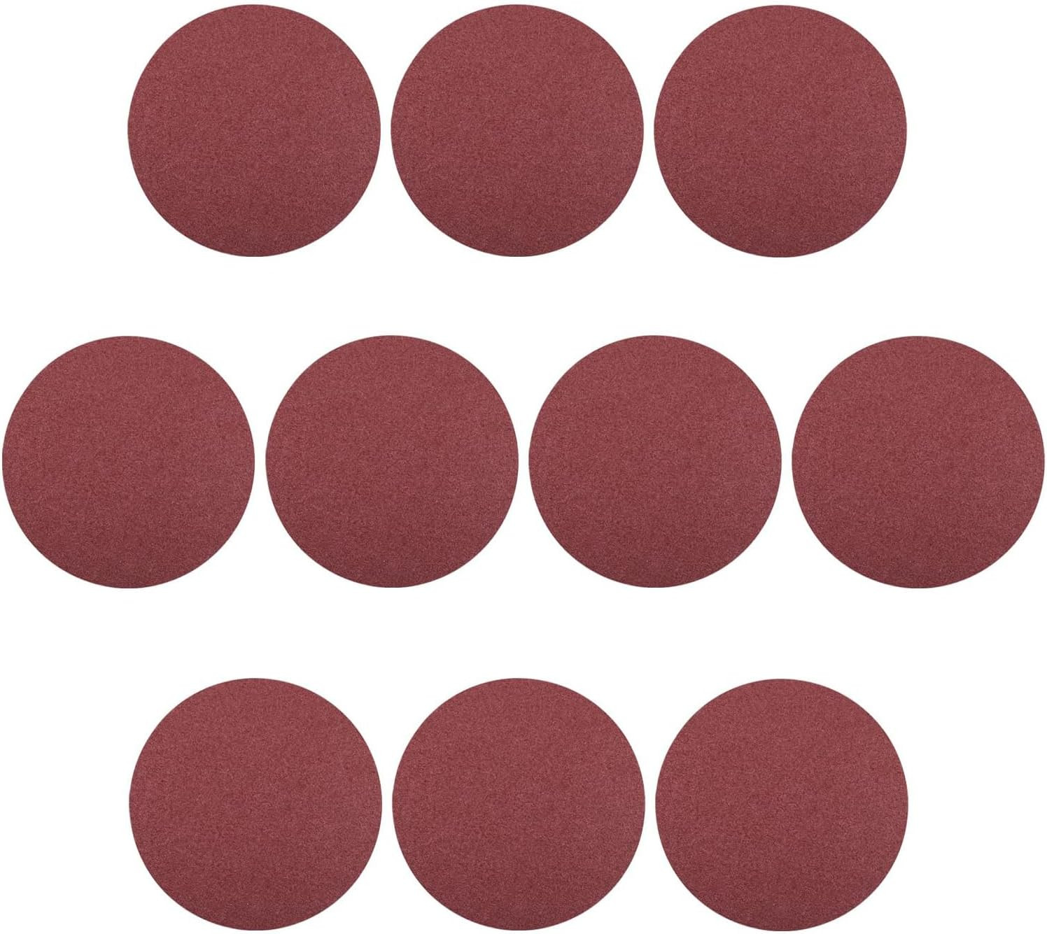 10-Inch PSA Sanding Disc 120 Grit Aluminum Oxide Self Stick Adhesive round Shape