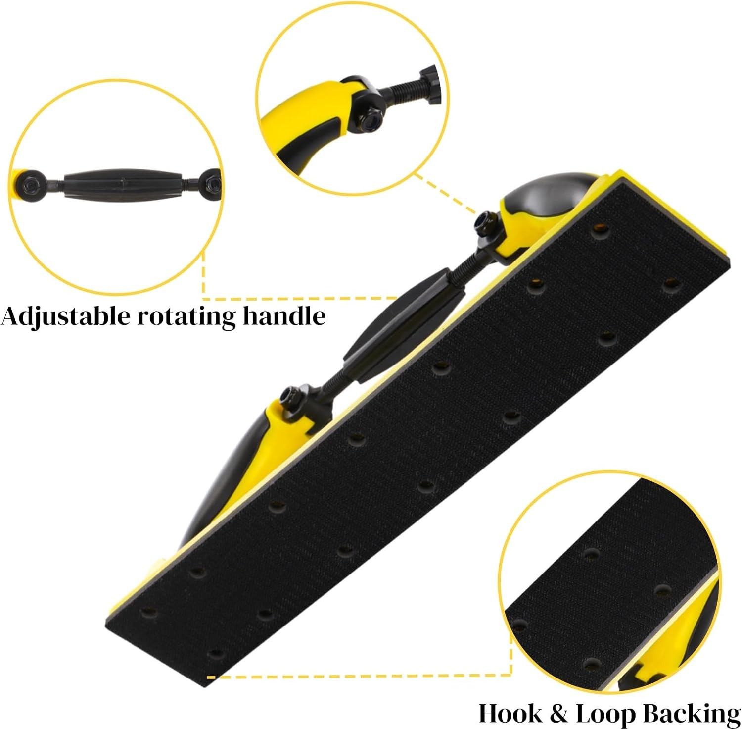 Adjustable Radius Sanding Block Auto Body Woodworking Flex Longboard Tool