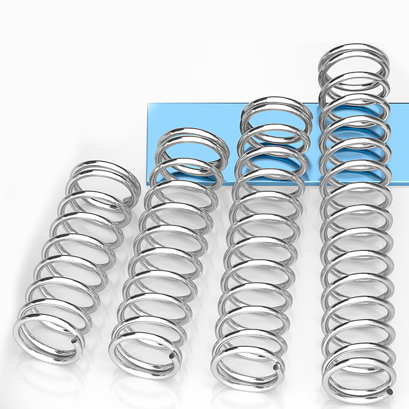 304 Stainles Steel Compression Pressed Springs ,0.6mm 0.7mm 0.8mm Wire Diameter