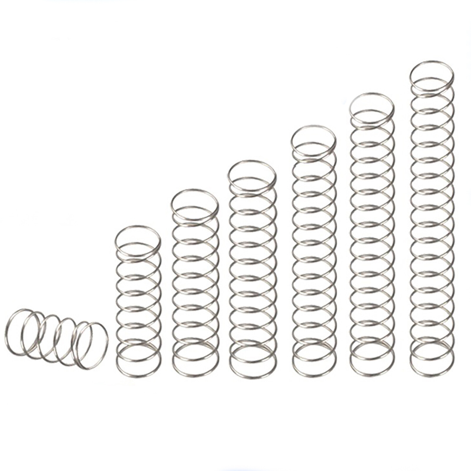 304 Stainles Steel Compression Pressed Springs ,0.6mm 0.7mm 0.8mm Wire Diameter