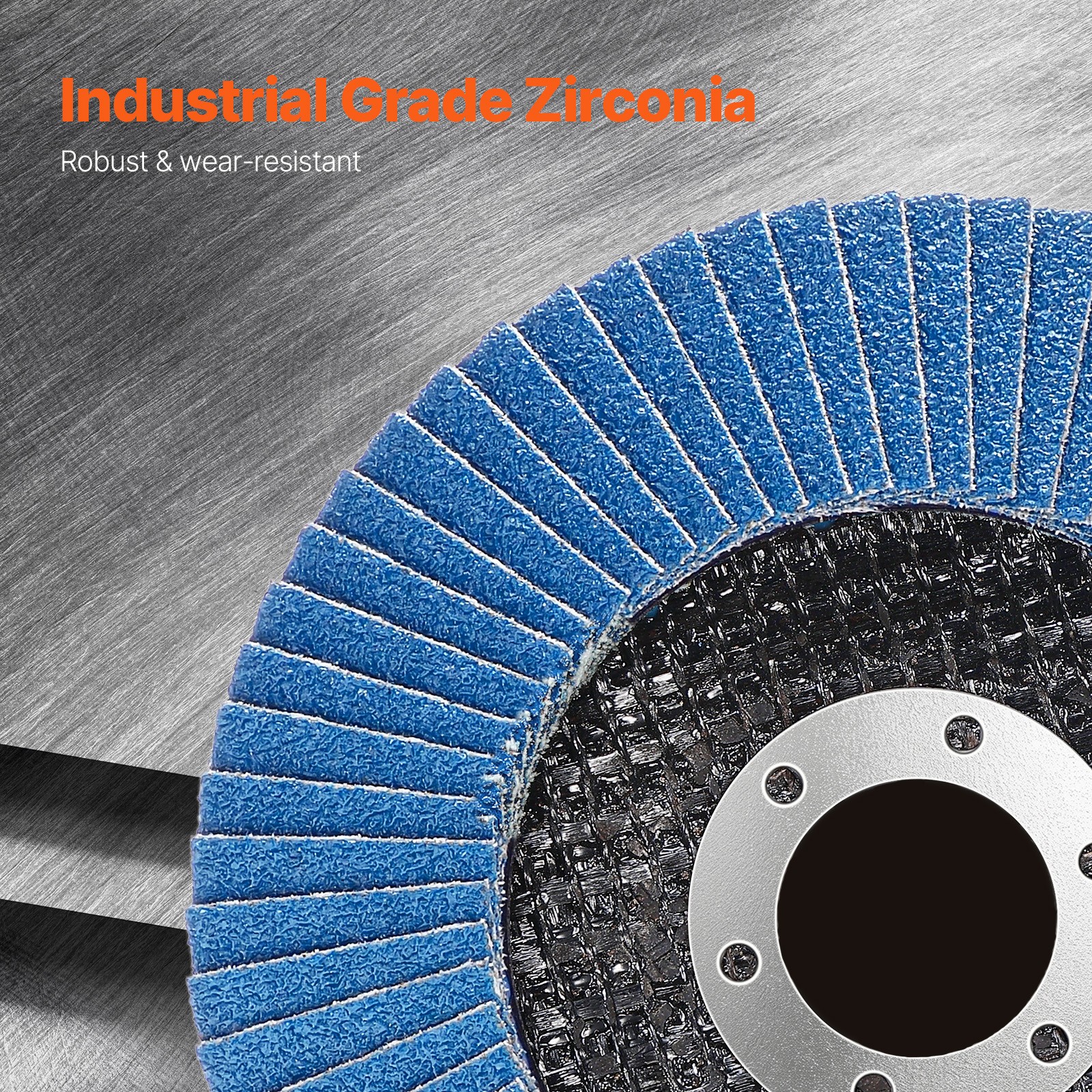 Flap Discs 4-1/2″ x 7/8″ Sanding Disc for Angle Grinder 60 Grit 10 Packs